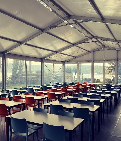 cafeteria tent, commercial tent