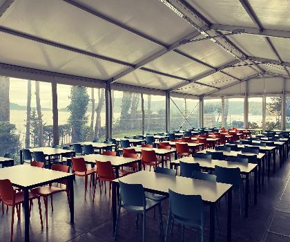 cafeteria tent, commercial tent