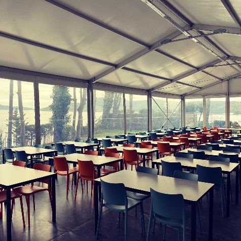 cafeteria tent