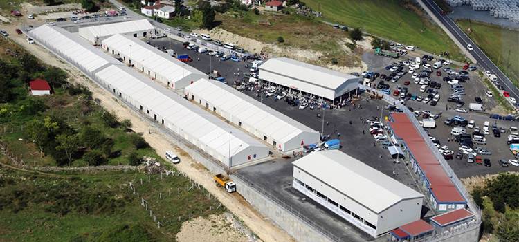 warehouse tent, depo çadırı, endüstriyel çadır