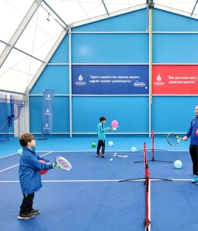 tenis çadırı, tenis kortu çadır